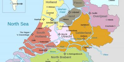 Karte von Amsterdam