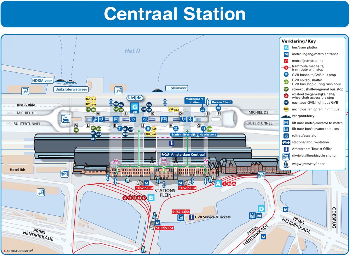 Von Amsterdam centraal anzeigen