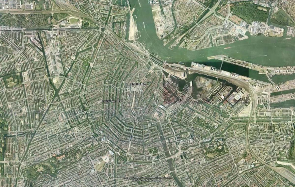 Karte von Amsterdam Sat 
