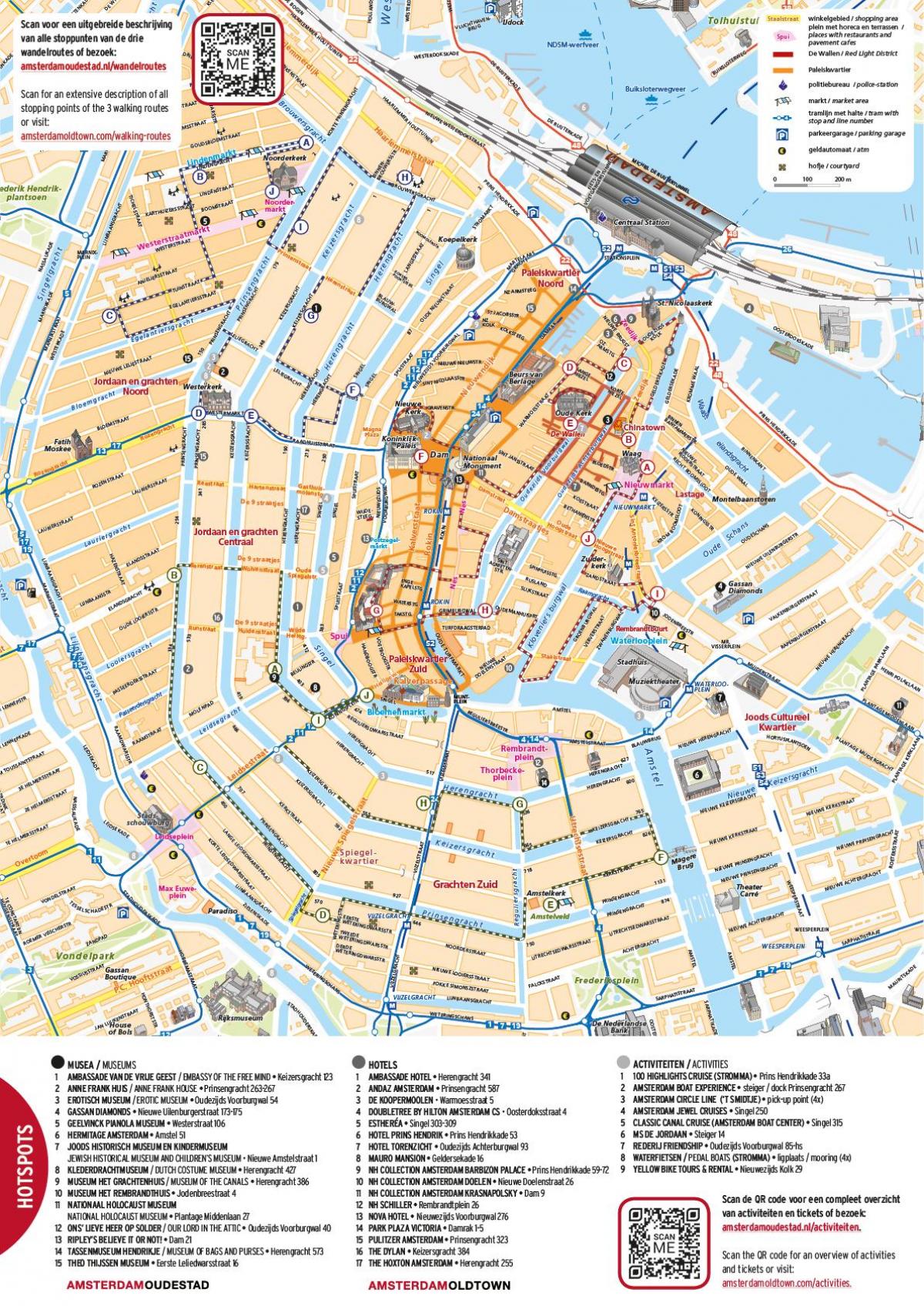 Karte von Amsterdam: