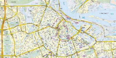 Stadt Amsterdam Karte