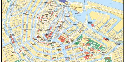 Straßenkarte von Amsterdam, Niederlande
