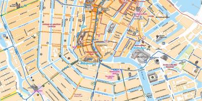Karte von Amsterdam: