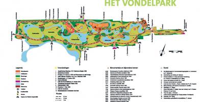 Karte von vondelpark Amsterdam